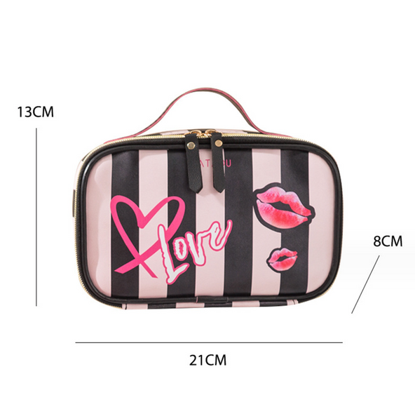 Косметичка Make up bag BLACK на молнии с одним отделением