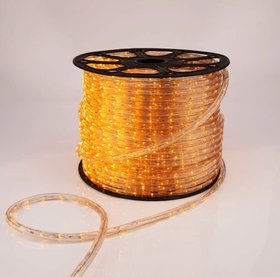 Дюралайт LED, постійне світіння (2W) - Жовтий, 36 LED/м, бухта 100м