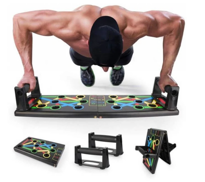 Портативная доска для отжиманий Foldable Push Up Board- 14 в 1