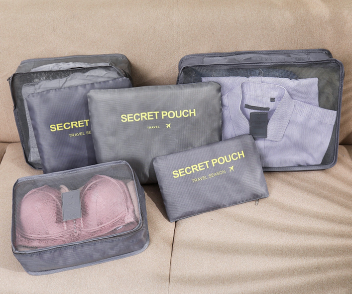 Органайзер для вещей Secret Pouch серый полиэстер Bordeaux